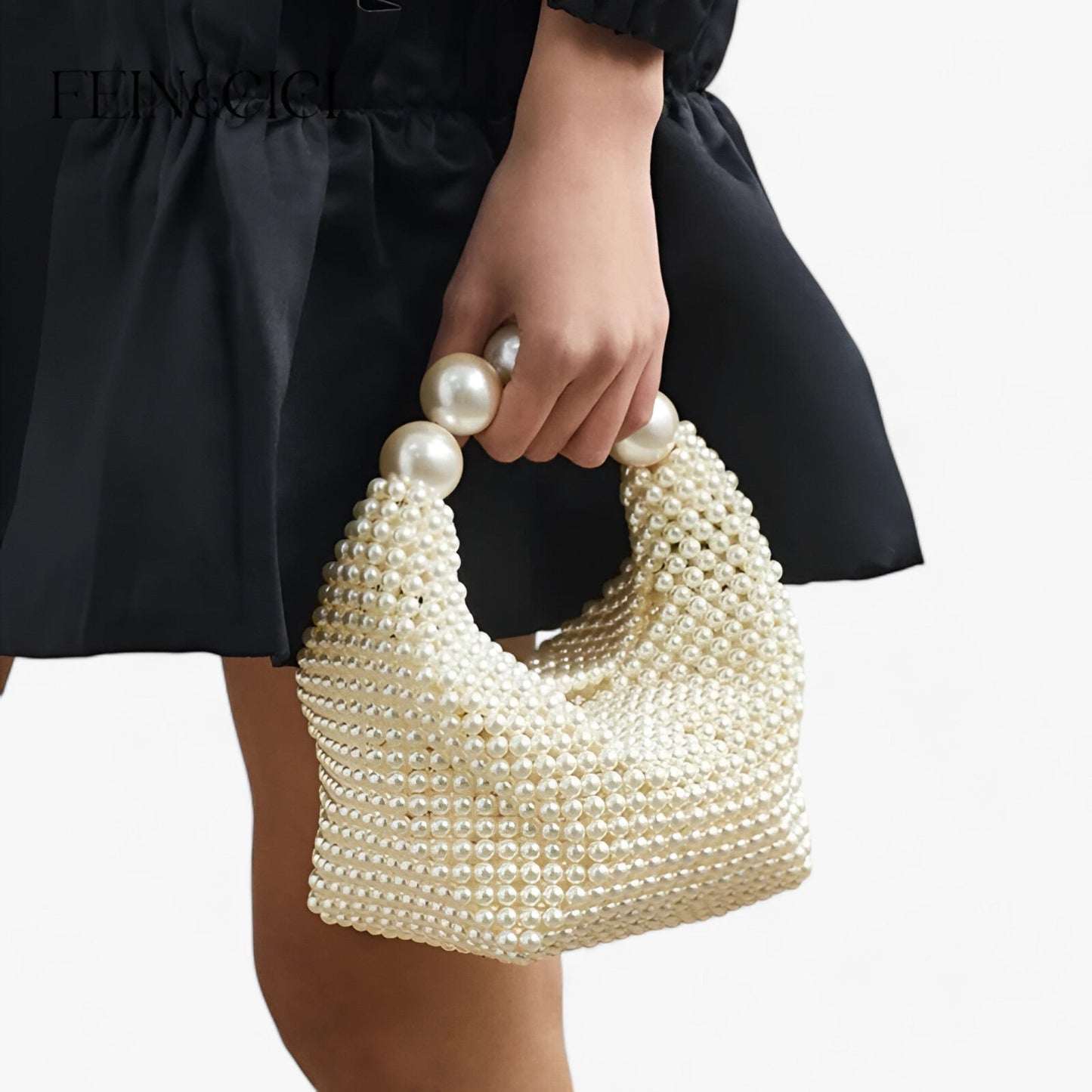 Viva Trend| Damen Perlen Tasche - Raffiniertes Design für stilvolle Anlässe