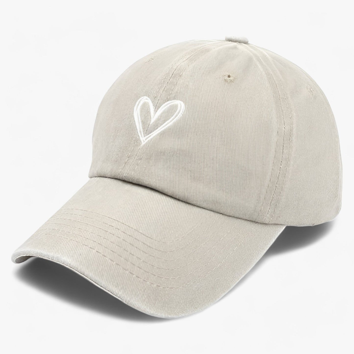 Viva Trend| Damen Retro bestickte Baseballkappe Verstellbarer Sonnenhut
