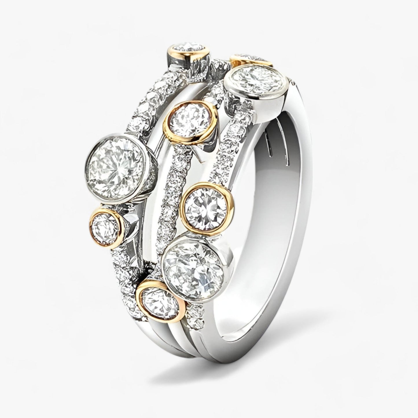 Viva Trend| Damenring - Luxuriöser, alltagstauglicher Schmuck