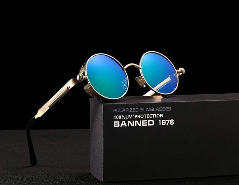 Viva Trend| polarisierte Steampunk-Sonnenbrille