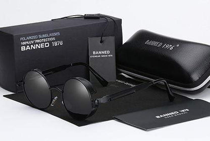 Viva Trend| polarisierte Steampunk-Sonnenbrille