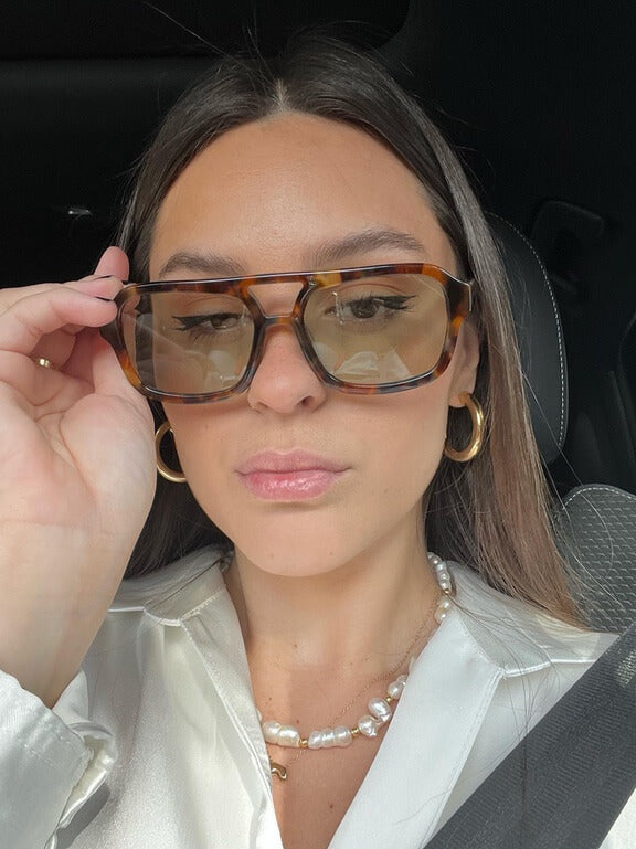 Viva Trend|  Vintage Sonnebrille Damen im Leopardenprint | Retro Sunglasses Women