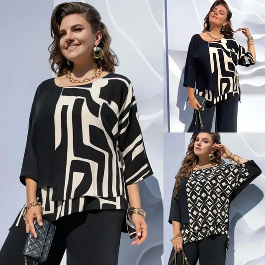 Linda | Neues atmungsaktives Chiffon-Top