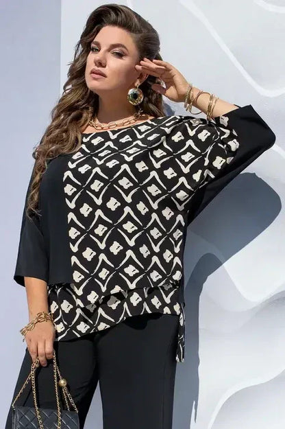 Linda | Neues atmungsaktives Chiffon-Top