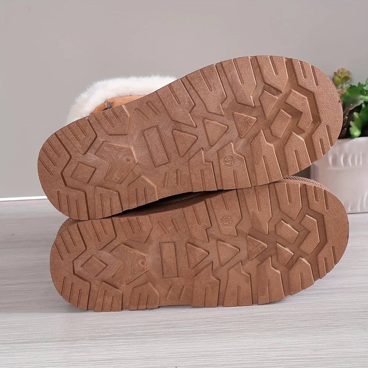 Anni | Gemütlich Chic Stilvoll Thermal gefüttert Plüsch Bowknot Stiefel