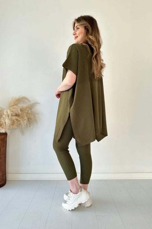 Asymmetrisches Oversize | Tunika-Set – Komfortabel & Stilvoll